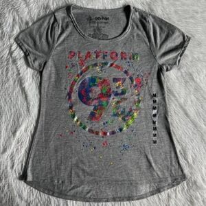 Harry Potter gray platform 9 3/4 shirt size medium 8 years